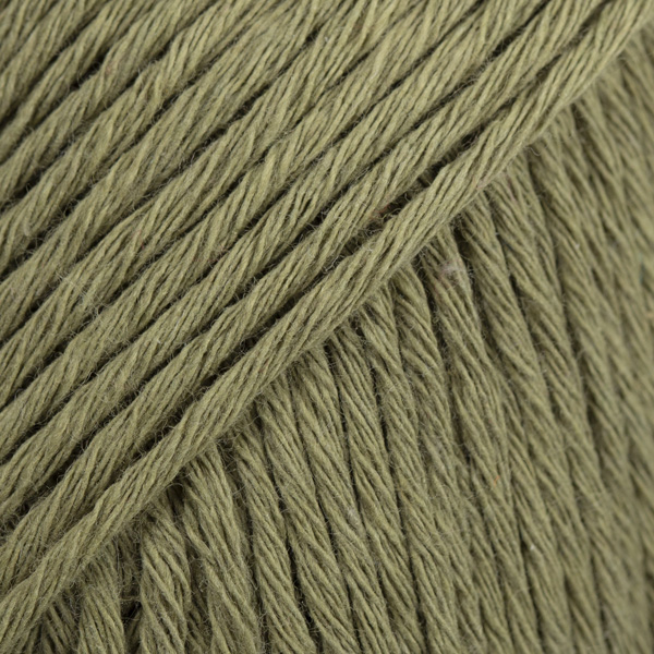 DROPS Cotton Light uni colour 12, khakigrün
