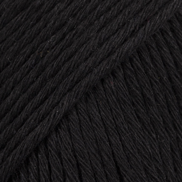 DROPS Cotton Light uni colour 20, schwarz