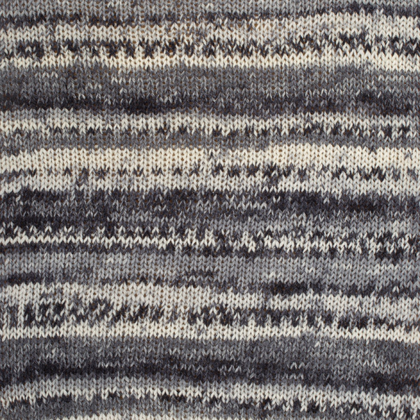 DROPS Fabel print 905, salt and pepper