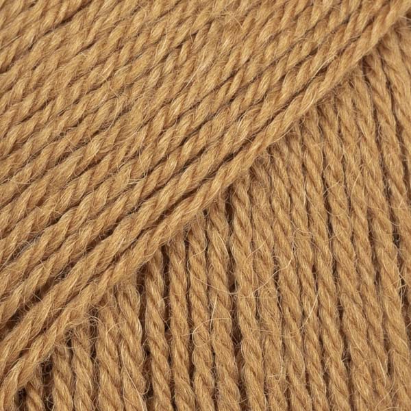 DROPS Flora uni colour 25, karamel