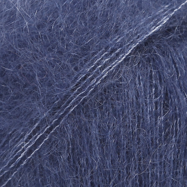 DROPS Kid-Silk uni colour 28,  marineblå