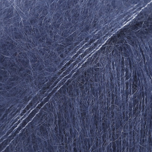 DROPS Kid-Silk uni colour 28,  marineblå