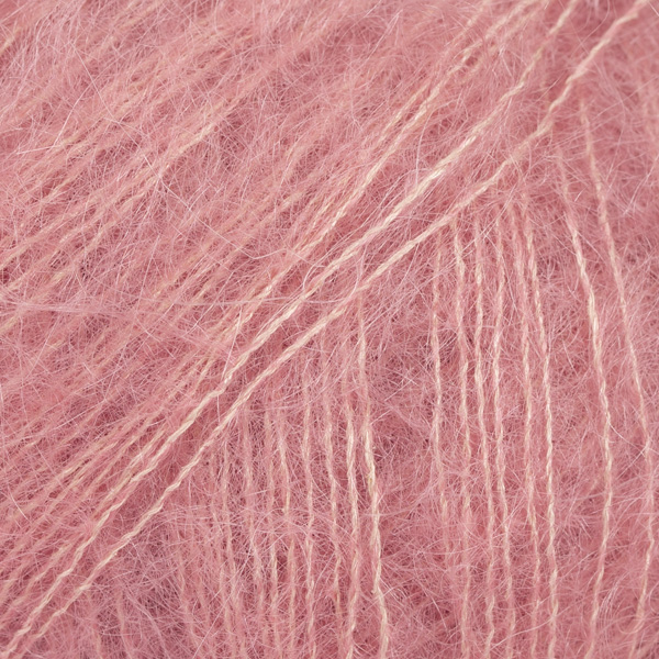 DROPS Kid-Silk uni colour 46, kirsebærsorbet