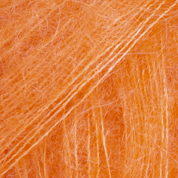 DROPS Kid-Silk uni colour 49, elektrisk oransje
