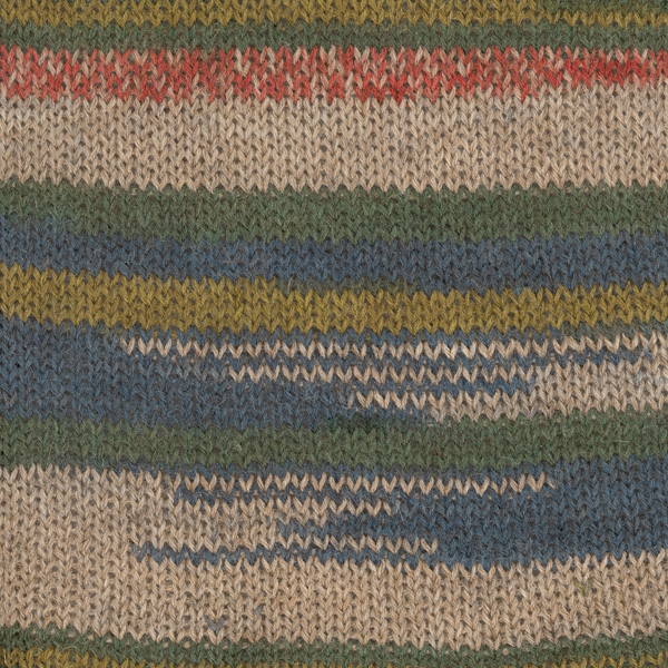 Knitting sample of colour 103 number forest walk