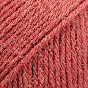 DROPS Nord uni colour 21, röd tegelsten