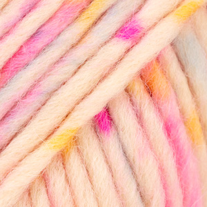 DROPS Snow print 139, regnbuedrys