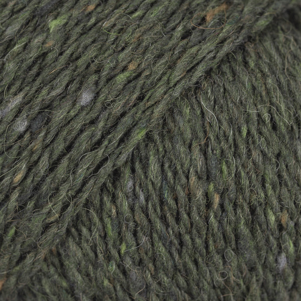 DROPS Soft Tweed mix 17, spinattarte