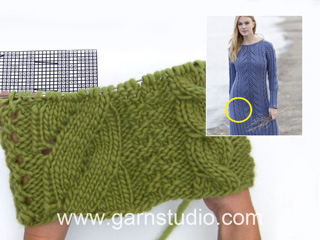 How to knit A.3 in DROPS 165-8