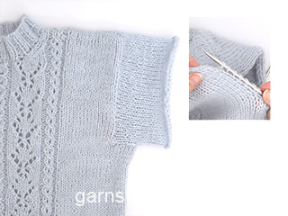 Video thumbnail How to knit up stitches a