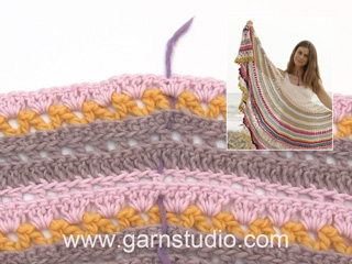 Tutorial Videos Hvordan hekle 16.- 20. rad av 4. hint av Magic Summer DROPS -Along