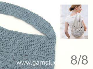 How to crochet the strap to the bag in DROPS 211-25 (Tutorial Video)