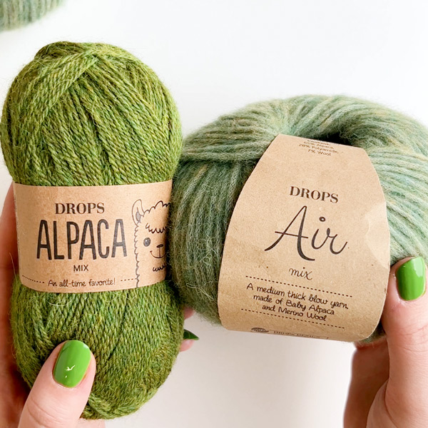 Yarn combination skeins of air12-alpaca7238