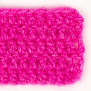 Swatch of Air 39, magenta																	+ DROPS Kid-Silk 13, rose vif