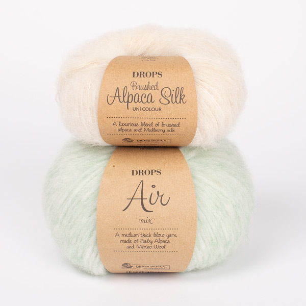 Yarn combination skeins of air42-brushed01
