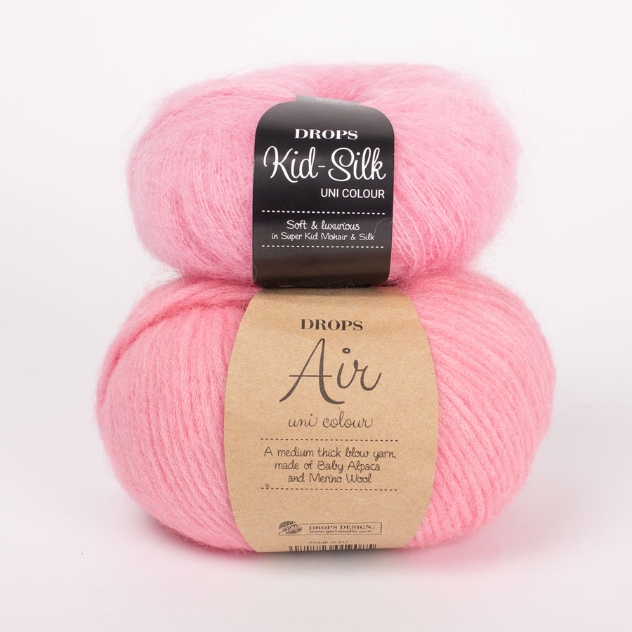 Yarn combination skeins of air53-kidsilk62