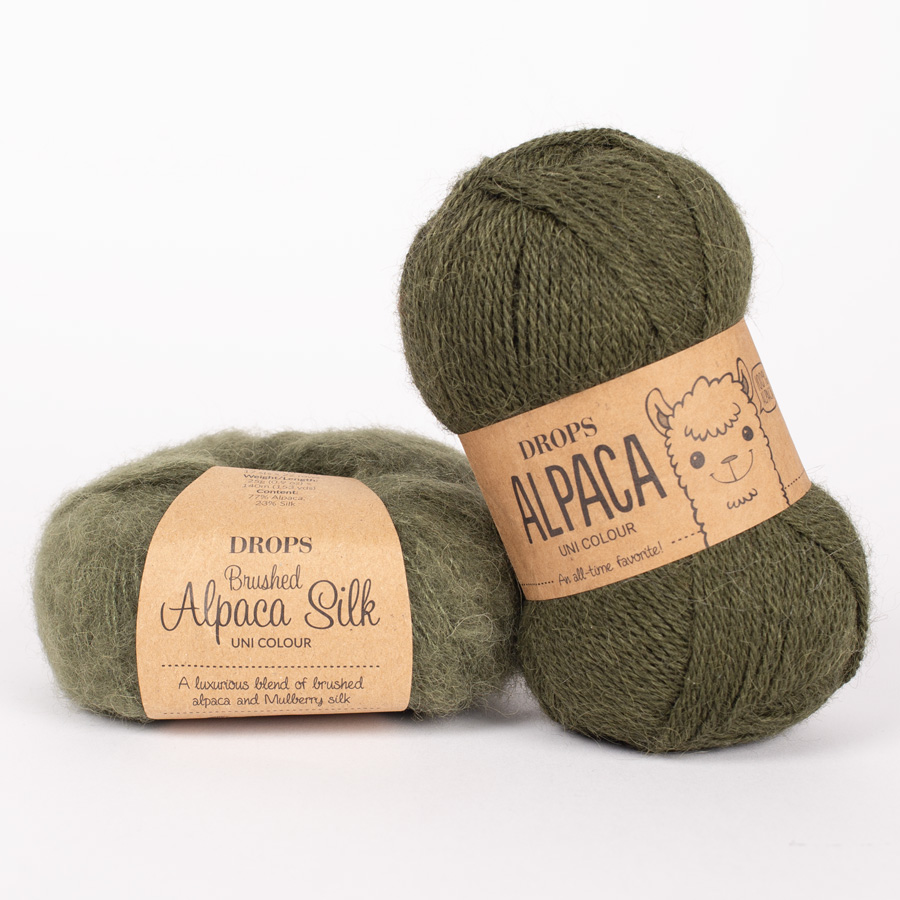 Yarn combination skeins of alpaca7895-brushed32