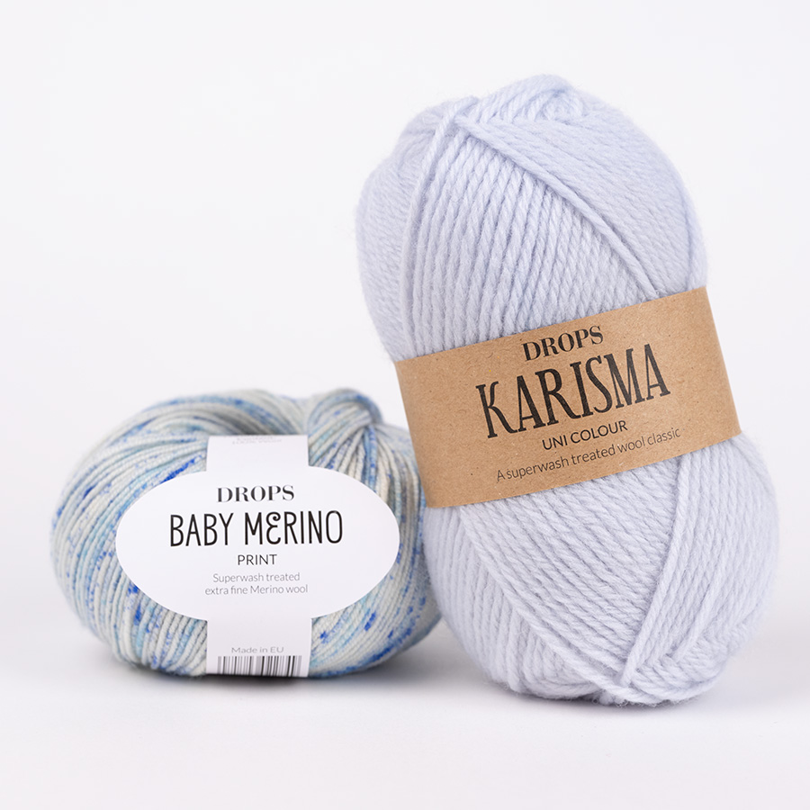 Yarn combination skeins of babymerino100-karisma89