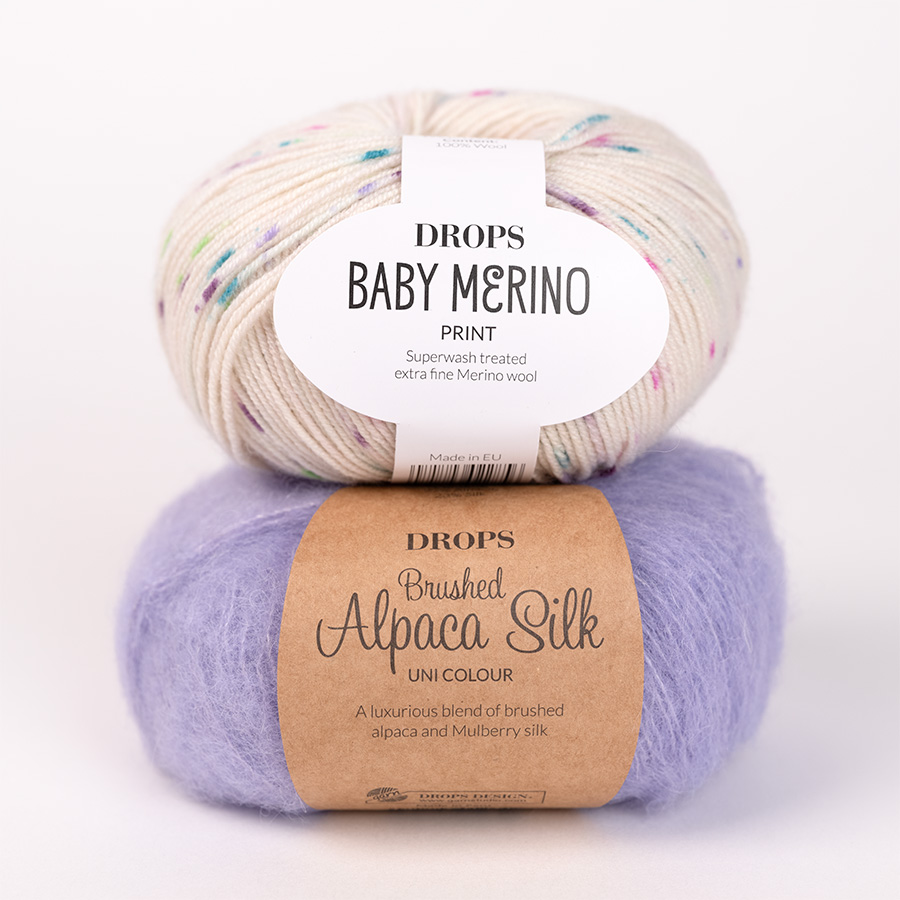 Yarn combination skeins of babymerino101-brushed17