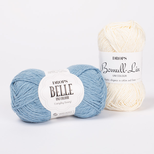 Yarn combination skeins of belle15-bomulllin02