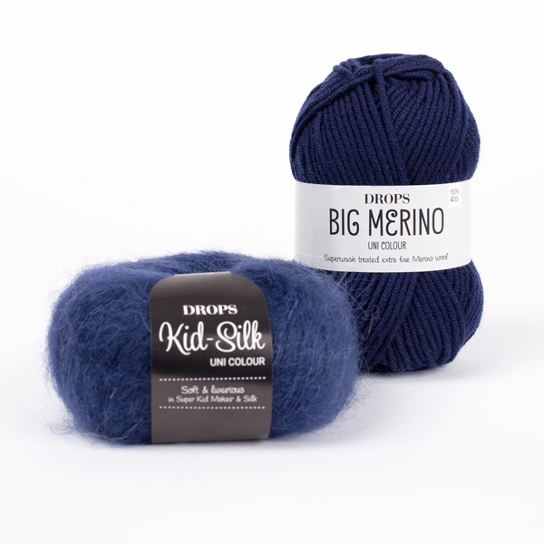 Yarn combination skeins of bigmerino17-kidsilk28