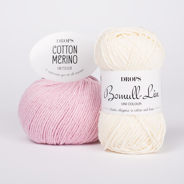 Yarn combination skeins of bomulllin02-cottonmerino05