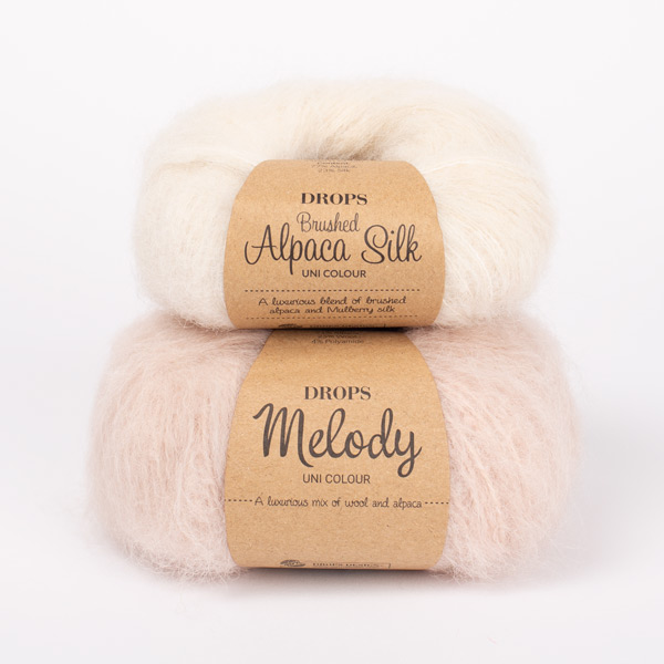Yarn combination skeins of brushed01-melody23