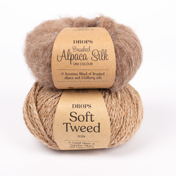 Yarn combination skeins of brushed05-softtweed04