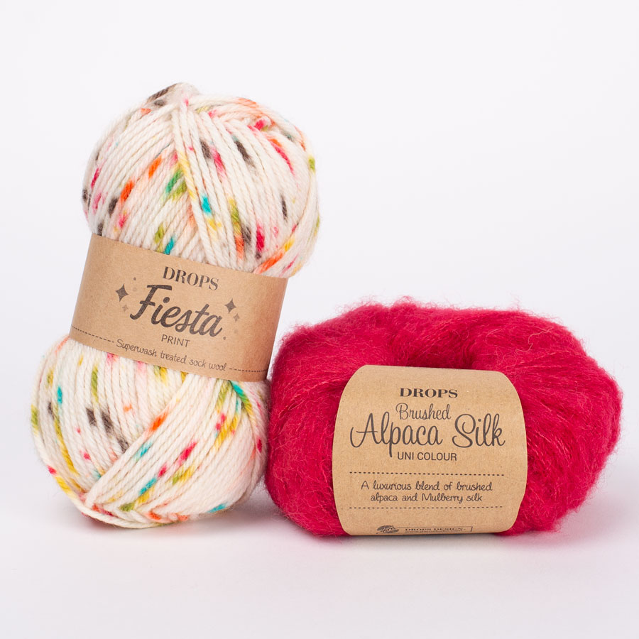 Yarn combination skeins of brushed07-fiesta27