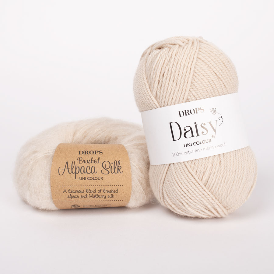 Yarn combination skeins of brushed40-daisy02