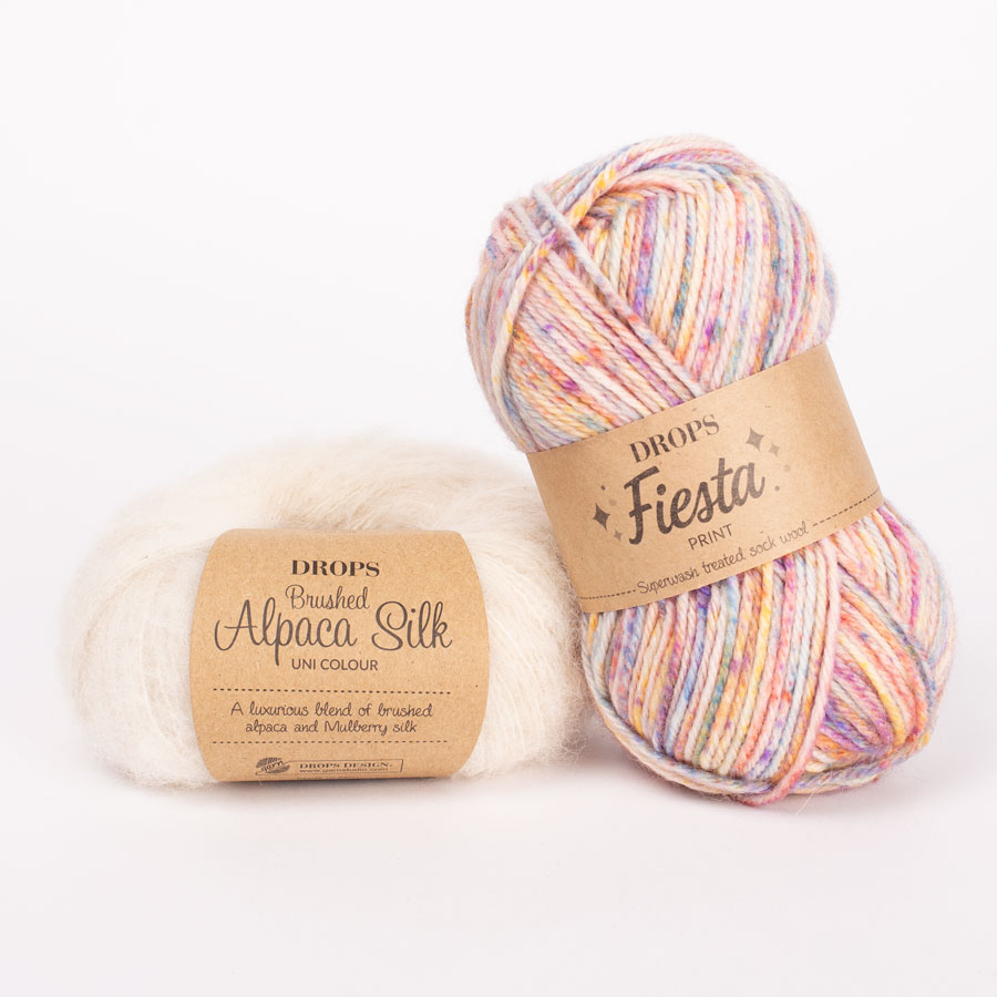 Yarn combination skeins of brushed40-fiesta22