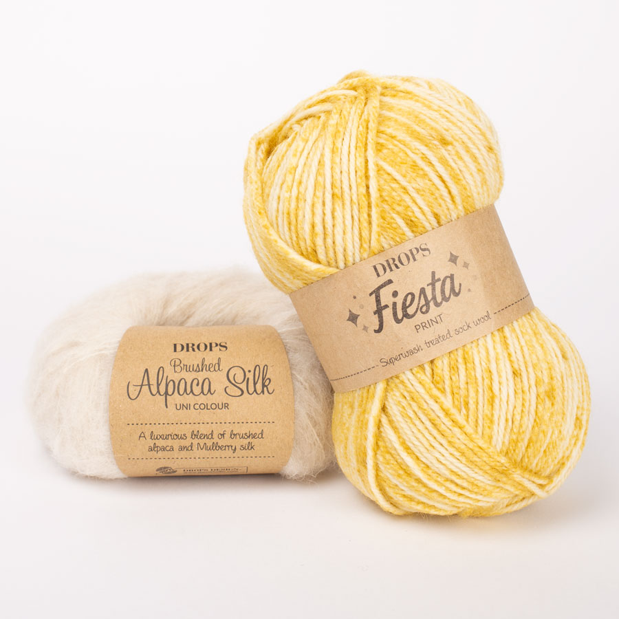 Yarn combination skeins of brushed40-fiesta23