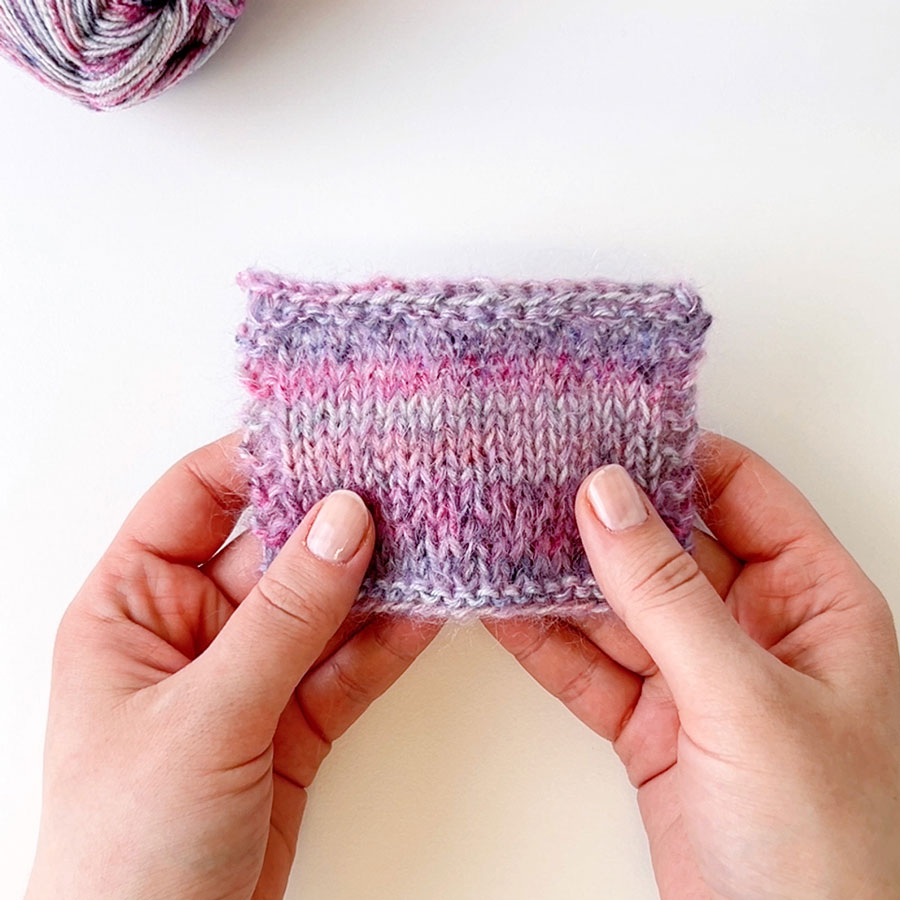 Yarn combination video thumbnail of DROPS Fabel 929, twilight dreams + DROPS Kid-Silk 04, old pink + DROPS Kid-Silk 55, misty lilac