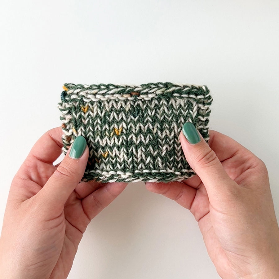 Yarn combination video thumbnail of DROPS Fiesta 13, dark ivy + DROPS Fiesta 40, sunny memories