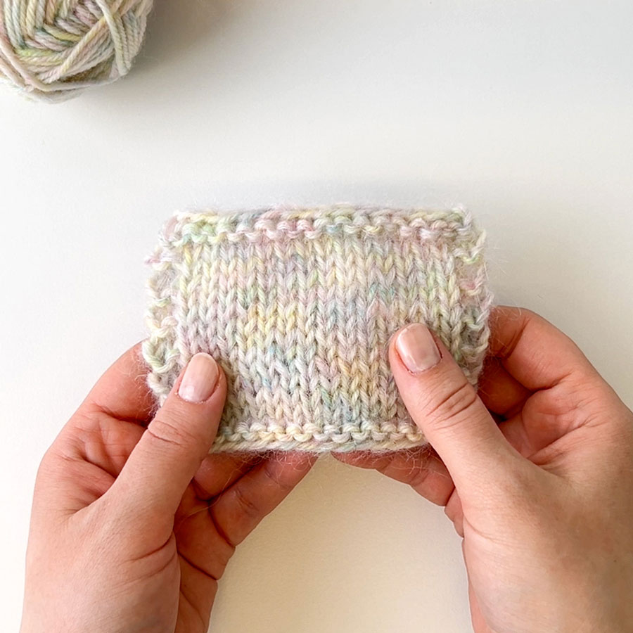 Yarn combination video thumbnail of DROPS Fiesta 41, enchanted dream + DROPS Kid-Silk 59, ice crystal + DROPS Kid-Silk 72, pastel pink