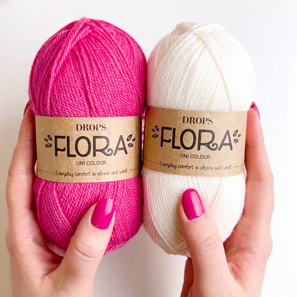 Yarn combination skeins of flora02-28