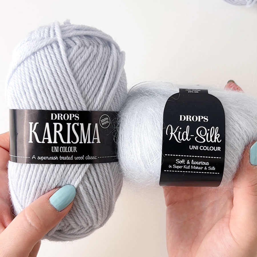Yarn combination skeins of karisma89-kidsilk59