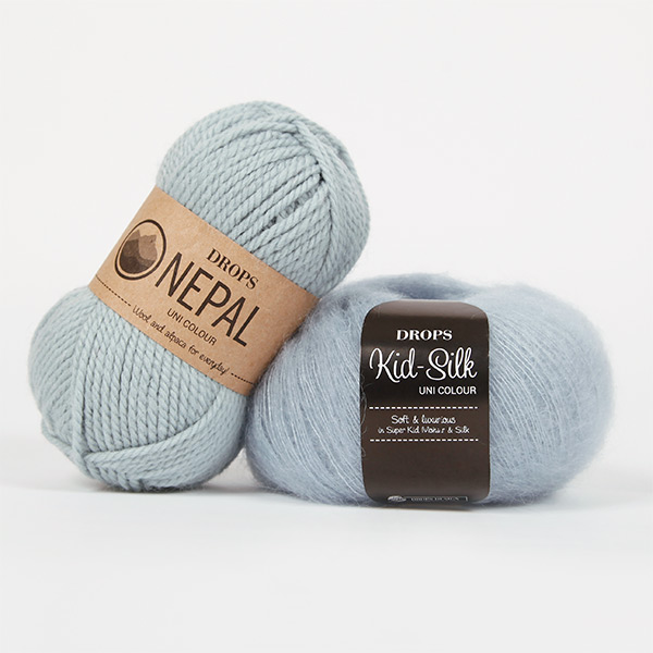 Yarn combination skeins of kidsilk06-nepal7120