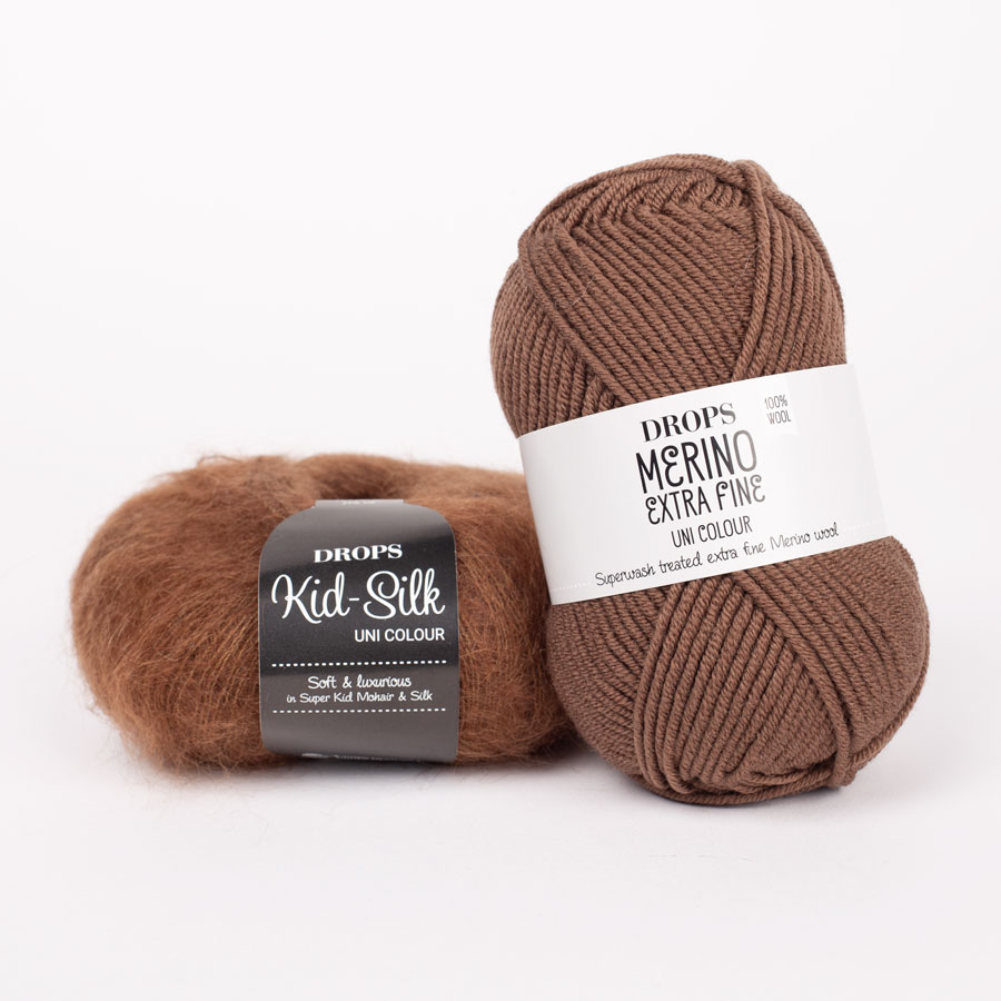 Yarn combination skeins of kidsilk35-mef49