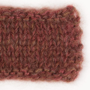 Yarn combinations skeins of DROPS Kid-Silk 33, ryð 
														+ DROPS Kid-Silk 35, súkkulaði + DROPS Kid-Silk 36, vínrauður + DROPS Kid-Silk 36, vínrauður