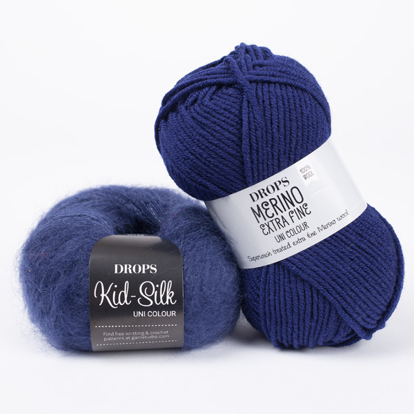 Yarn combination skeins of merinoextrafine27-kidsilk28
