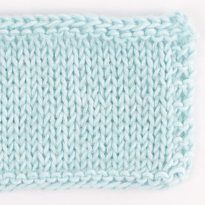 Swatch of DROPS Kid-Silk 58, aquamarine 
														+ DROPS Muskat 60, ice blue