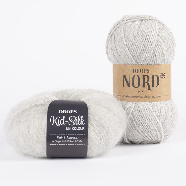 Yarn combination skeins of nord03-kidsilk44