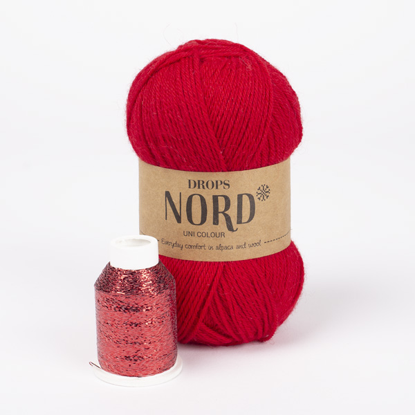 Yarn combination skeins of nord14-glitter08