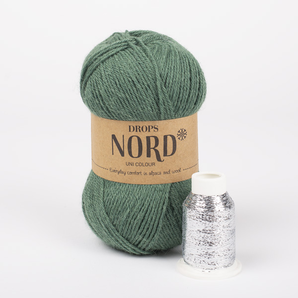Yarn combination skeins of nord19-glitter02