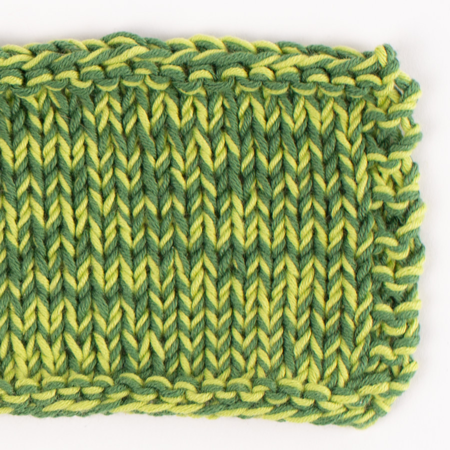 DROPS Garnkombinationer Safran 31, æblegrøn + DROPS Safran 78, skovgrøn