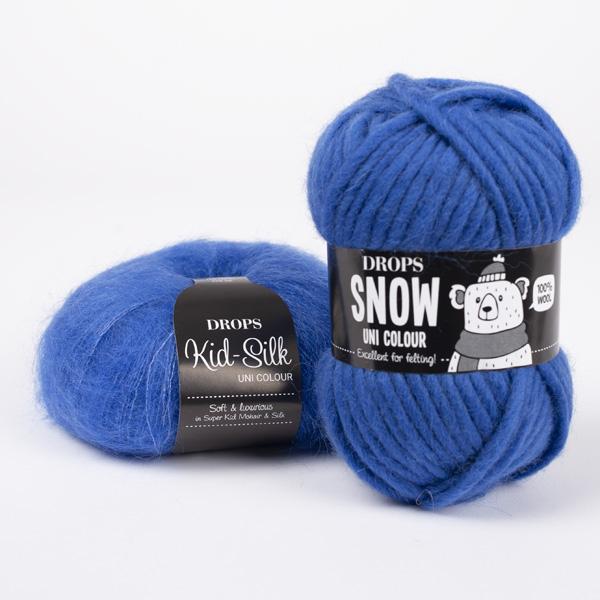 Yarn combination skeins of snow104-kidsilk21